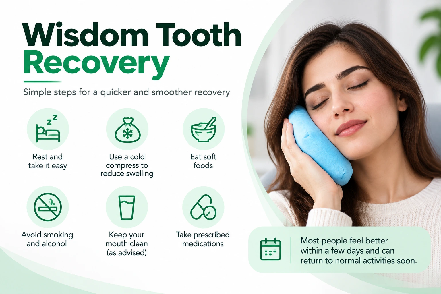 Wisdom tooth recovery tips after extraction