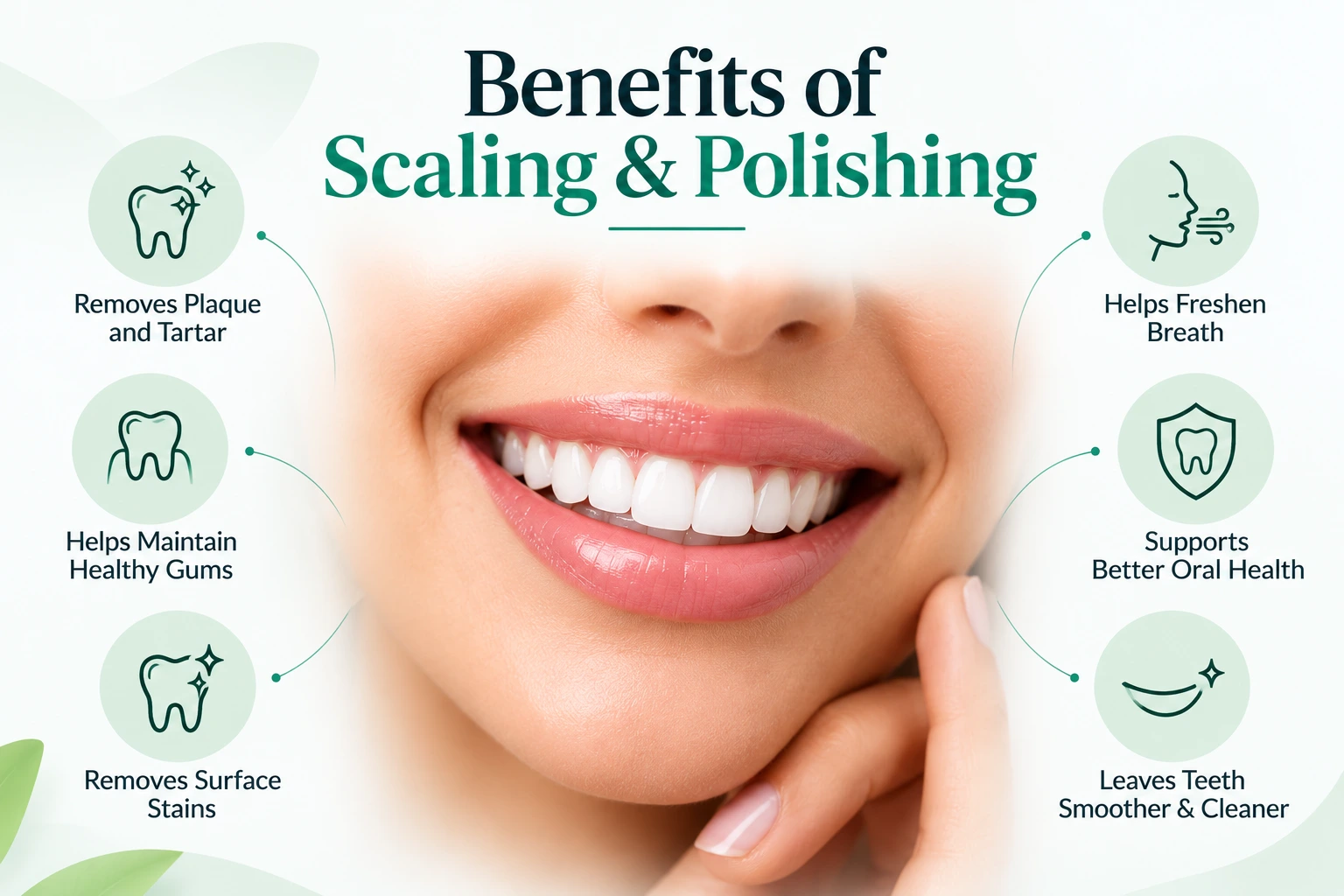 Benefits of dental scaling and polishing for cleaner teeth and healthier gums