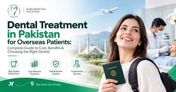 Dental treatment in Pakistan for overseas patients at Smile Center Dental Clinic Islamabad