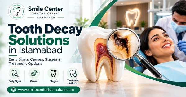 Tooth Decay Solutions in Islamabad: signs, causes, decay stages and dental treatment