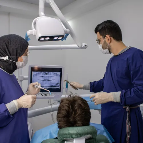 Digital dental X-ray during routine dental examination in Islamabad